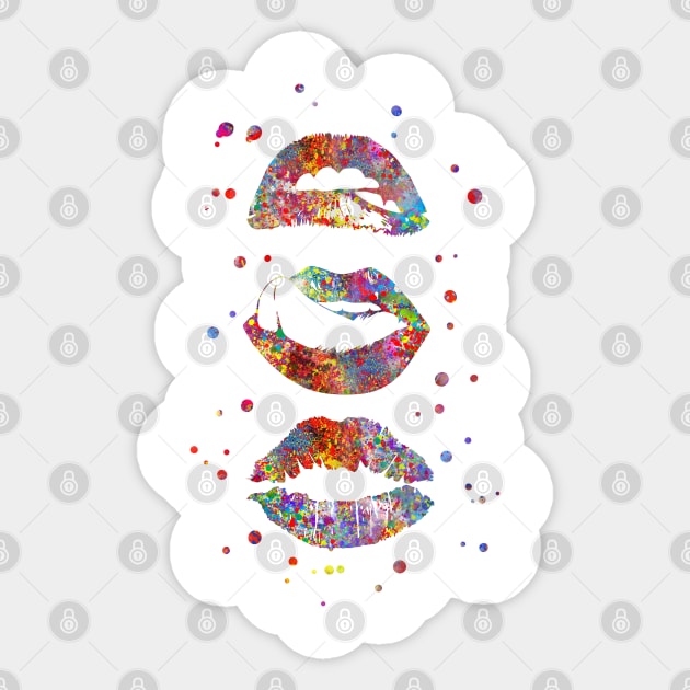 Lips Sticker by RosaliArt